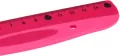 Linijka plastikowa. Różowa 15cm - tantis.pl