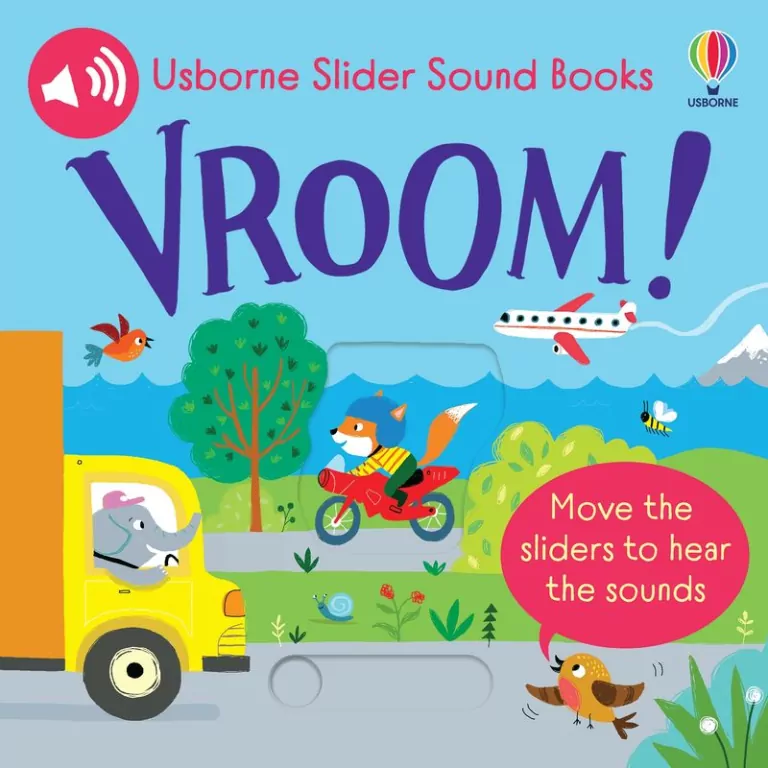 Slider Sound Books. Vroom! wer. angielska - tantis.pl