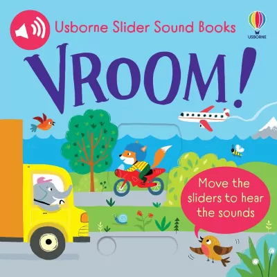 Slider Sound Books. Vroom! wer. angielska