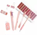 Zestaw szkolno biurowy pastel pink 9el - tantis.pl