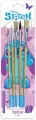 Pędzelki z naturalnego włosia Stitch Pinki - tantis.pl