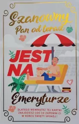 Karnet okolicznościowy. Emerytura. YEKU