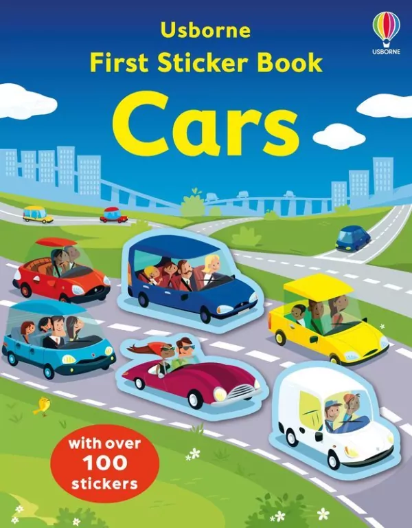 First Sticker Book Cars wer. angielska - tantis.pl
