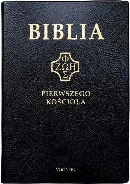 Biblia pierwszego Kościoła czarna - tantis.pl