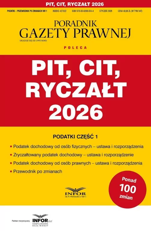 Piy, Cit, Ryczałt 2026. Podatki-Przewodnik - tantis.pl
