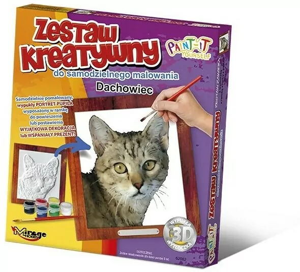 Zestaw kreatywny do malowania. Dachowiec - tantis.pl