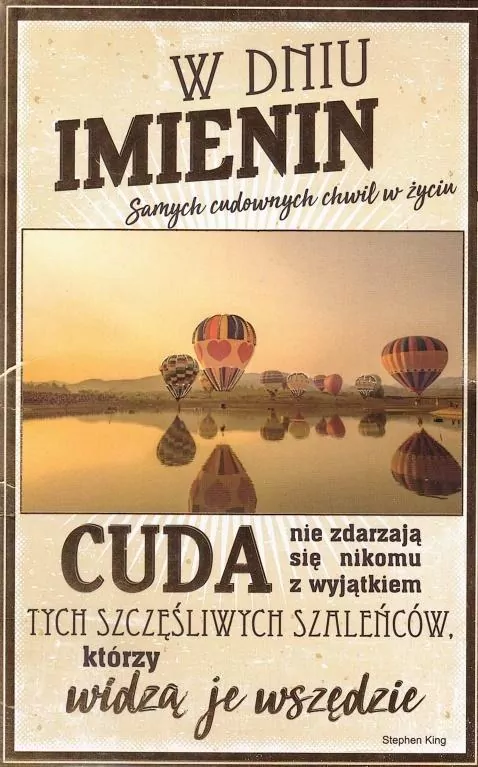 Kartka okolicznościowa Imieniny IM08 - tantis.pl
