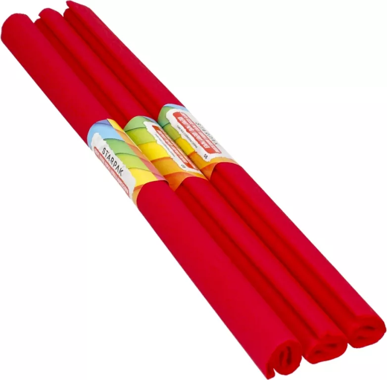 Bibuła marszczona 08 czerwona ciemna - tantis.pl