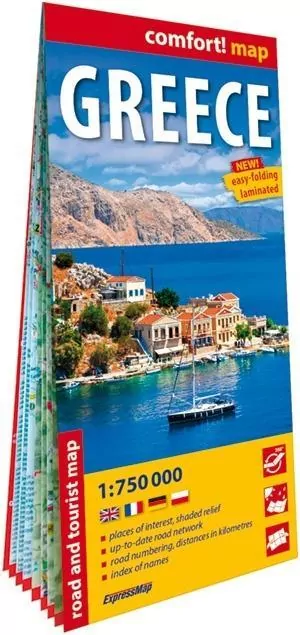 Comfort! map Grecja 1:750 000 - tantis.pl