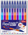 Długopis Flexi, mix niebieski - tantis.pl