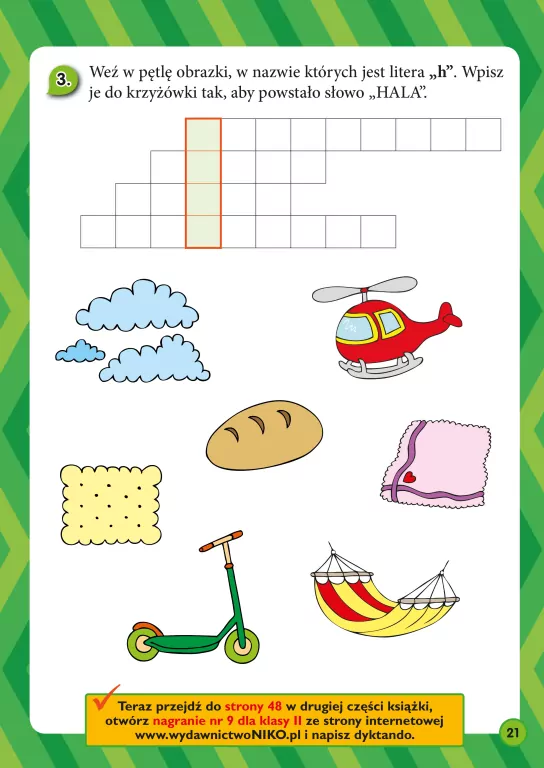 Dyktanda z nagraniem dla klasy II - tantis.pl