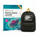 Pakiet: NOWA Biologia na czasie 1. Nowa edycja. Karty pracy ucznia do liceum i technikum. Zakres podstawowy / Plecak Vans Old Skool ciemnozielony 22 litry - tantis.pl