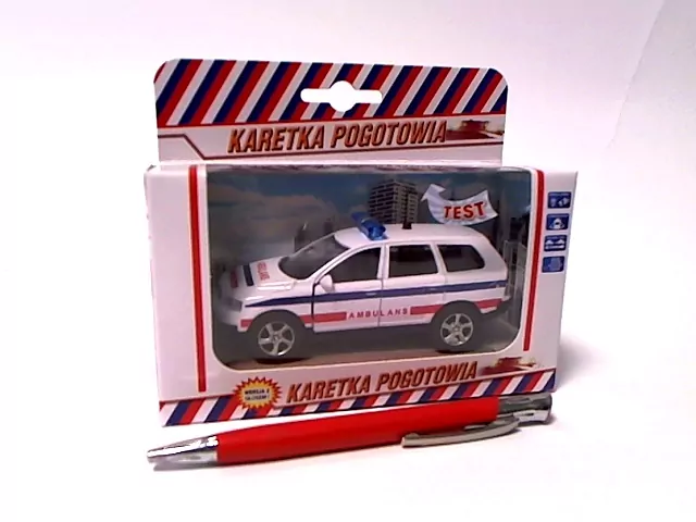 Karetka / pogotowie 11cm z głosem SW-16-11A/PL-WB - tantis.pl