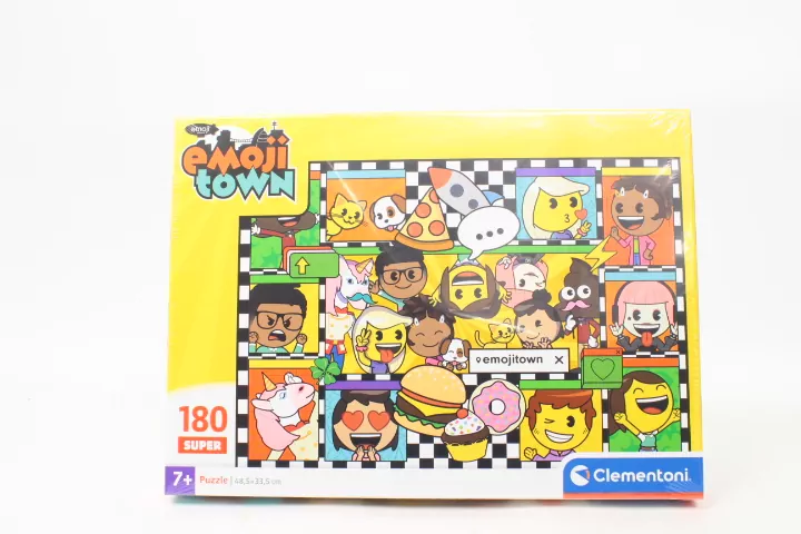 Puzzle 180. Super Kolor. Emojii Town. 29066 - tantis.pl