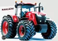 Traktor. Wykrojnik - tantis.pl
