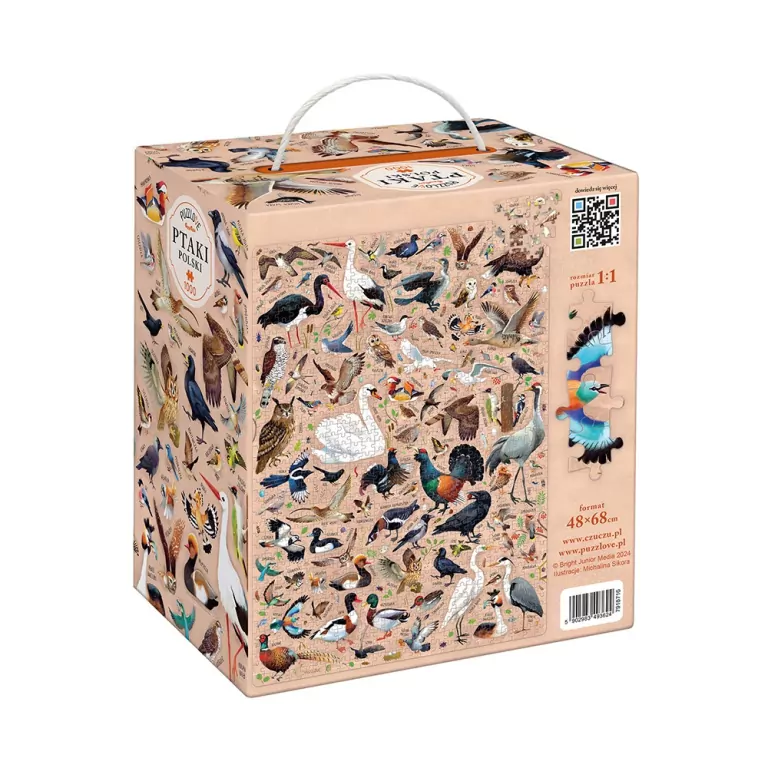 CzuCzu. Puzzlove. Ptaki Polski 1000el. - tantis.pl