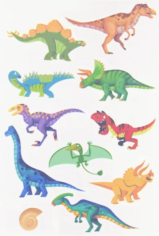 Sticker Boo. Tatuaże Dinozaury - tantis.pl