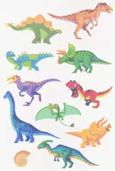 Sticker Boo. Tatuaże Dinozaury