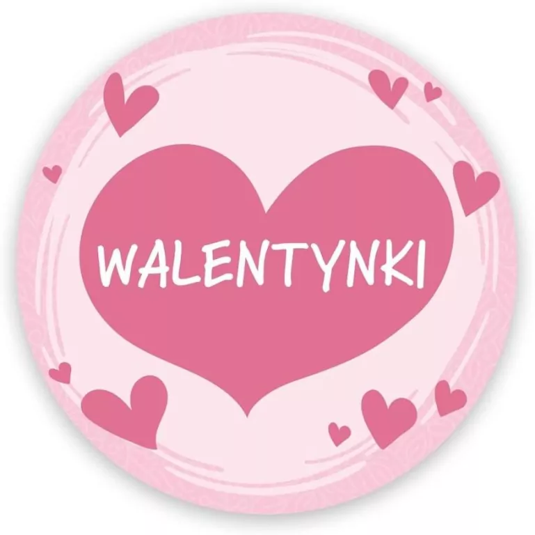 Naklejki okolicznościowe - Walentynki Serca 24szt - tantis.pl