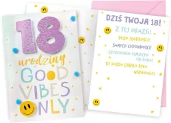 Karnet B6 Urodziny 18