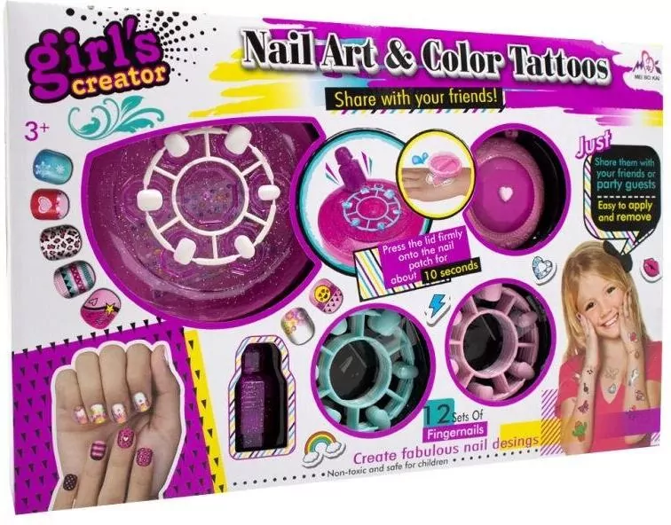 Zestaw do ozdabiania paznokci - tantis.pl