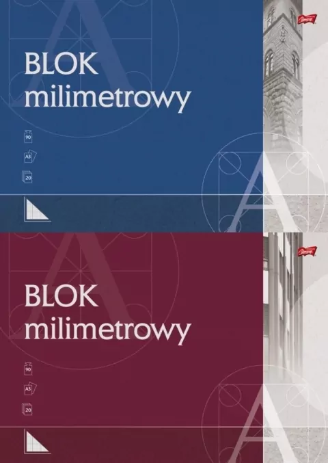 Blok milimetrowy A3/20K - tantis.pl