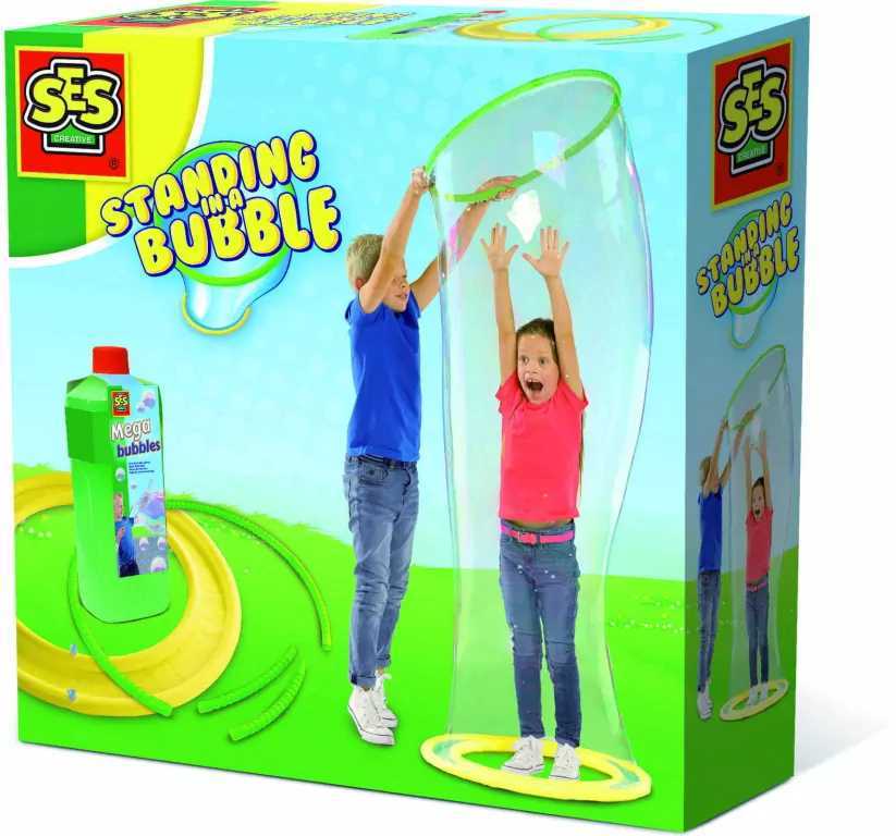 Kreatywna zabawa z bańkami mydlanymi. Zamykanie w bańce mydlanej - tantis.pl