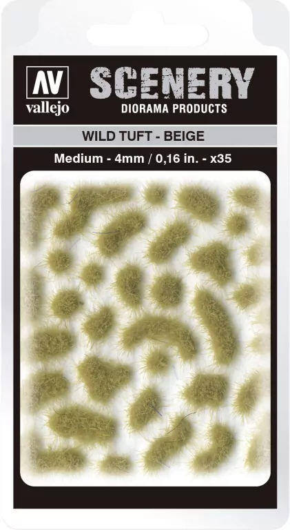 Vallejo: SC408 - Scenery - Wild Tuft - Beige (4 mm x 35) - tantis.pl