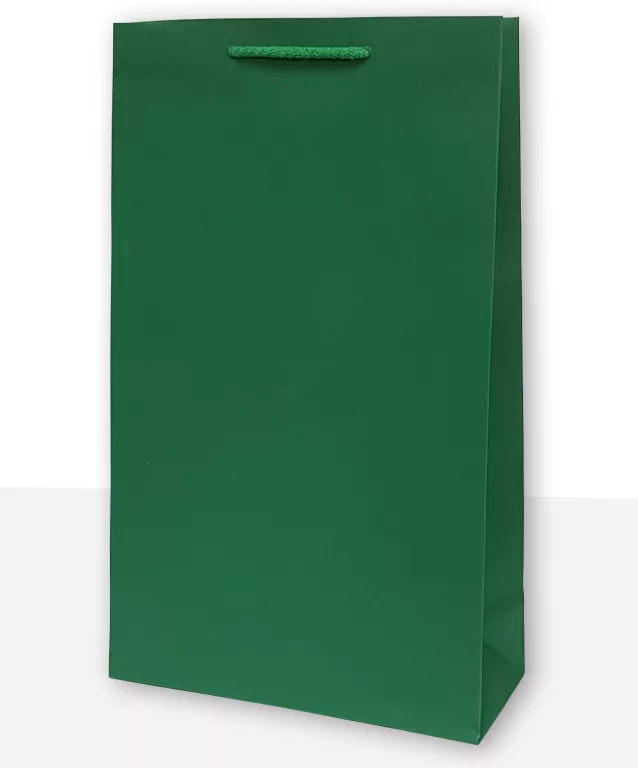 Torebki prezentowe jednobarwna T4 zielona 10 sztuk - tantis.pl
