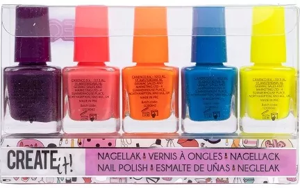 Lakier do paznokci neon 5 szt. CREATE IT! - tantis.pl