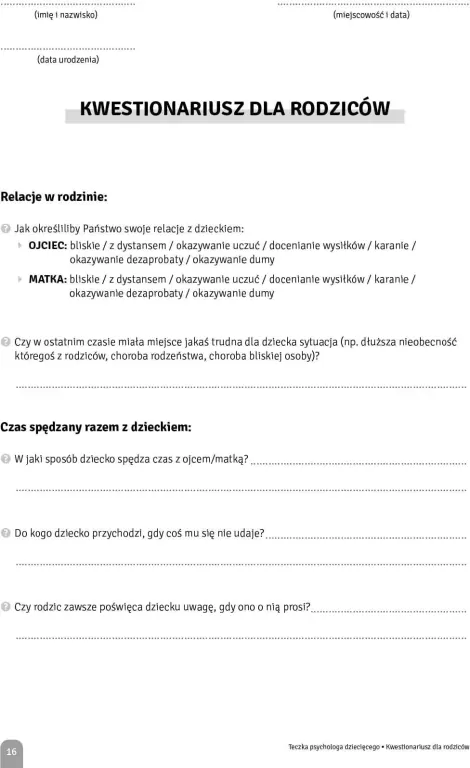 Teczka psychologa dziecięcego - tantis.pl