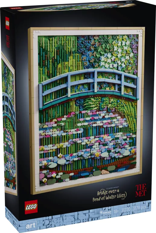 LEGO® Claude Monet — Most nad stawem z liliami wodnymi 31220 - tantis.pl