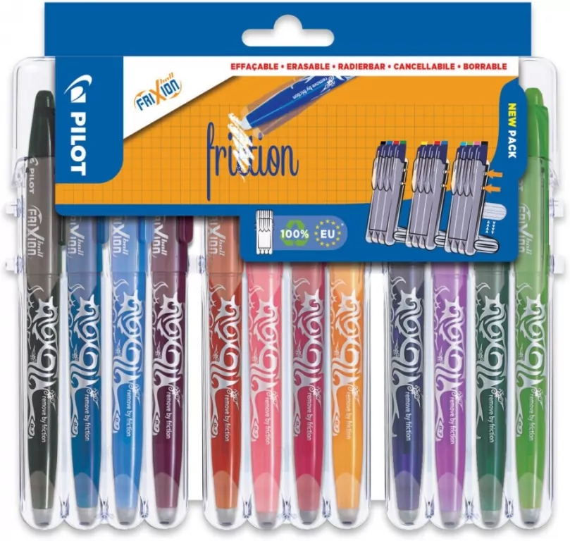 Pióro kulkowe. FriXion 0,7. 12 kolorów - tantis.pl