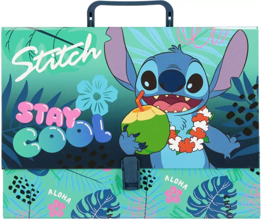 Teczka z rączką A4 Stitch - tantis.pl