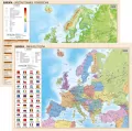 Podkładka na biurko - Mapa pol-fizyczna Europy - tantis.pl