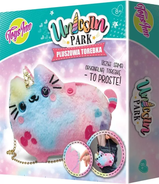 Torebka jednorożec. Zestaw do szycia. Toyslnn - tantis.pl