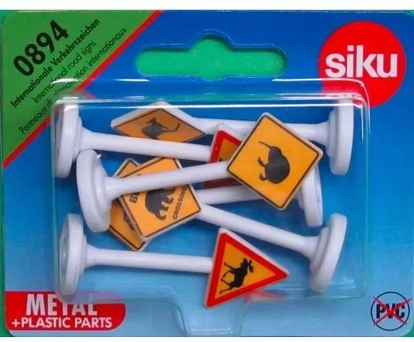 Znaki drogowe międzynarodowe. Siku S0894. - tantis.pl