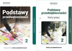 Pakiet: Podstawy przedsiębiorczości 2. Podręcznik / Karty pracy dla szkół ponadpodstawowych. Zakres podstawowy