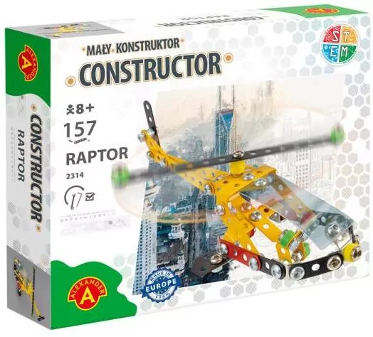 Mały Konstruktor - Raptor 8+ - tantis.pl
