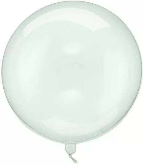 Balon Kula transparentny zielony 40cm - tantis.pl
