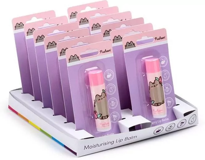 Balsam do ust w sztyfcie truskawkowy Pusheen - tantis.pl