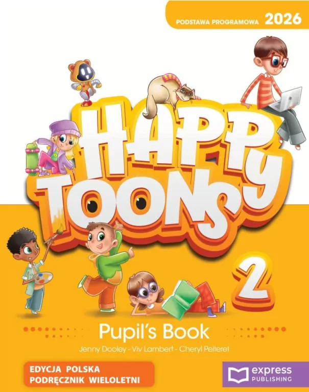 Happy Toons 2 ed. międzynar. PB + DigiBook (kod) - tantis.pl