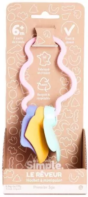 Gryzaczek grzechotka różowa