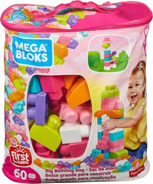 Mega Bloks. Duża ECO torba z klockami - tantis.pl