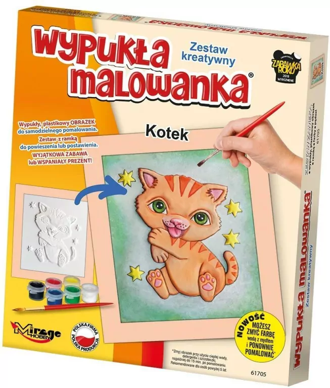 Kotek. Wypukła Malowanka - tantis.pl