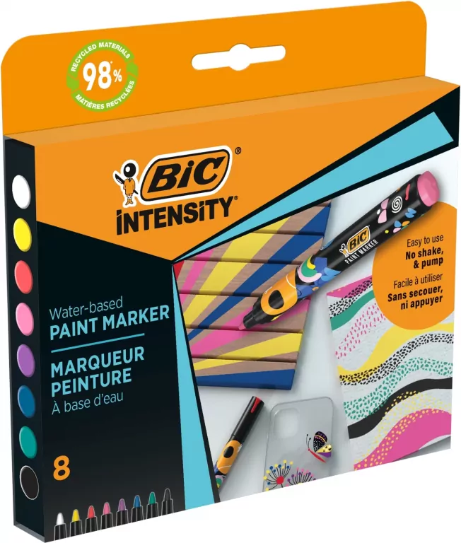 Markery akrylowe Intensity Classic Paint mix 8szt - tantis.pl