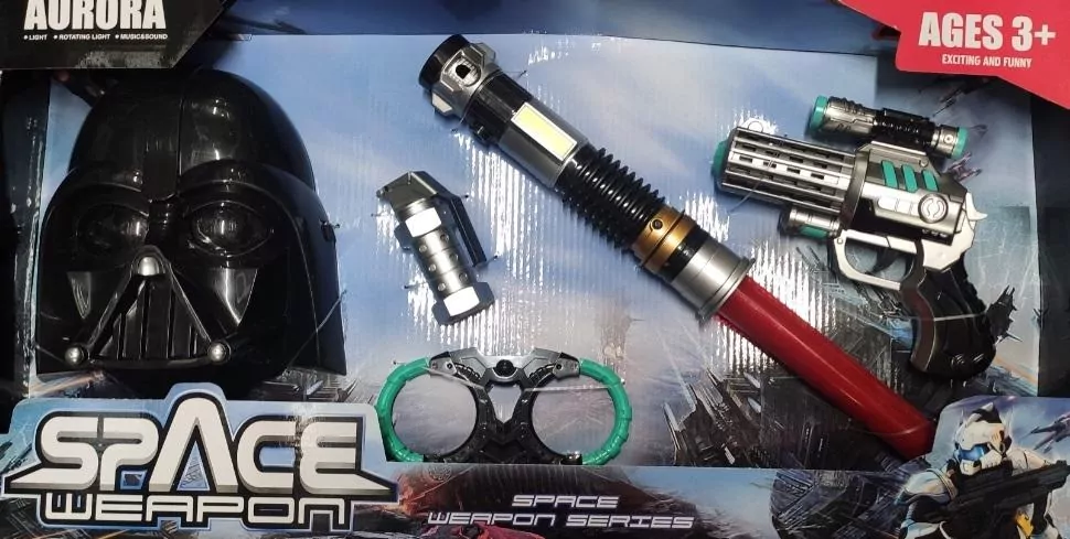 Miecz Świetlny + pistolet + maska - tantis.pl