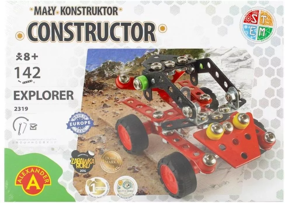 Mały Konstruktor - Explorer 8+ - tantis.pl