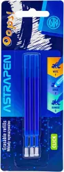 Wkłady wymazywalne Click niebieskie 0,5 mm Astrapen Oops! blister
