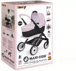 Smoby MC&Q Wózek 3w1 różowy